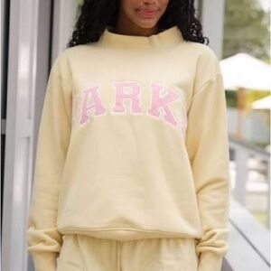 Parke Yellow & Pink Mockneck- from heritage collection
